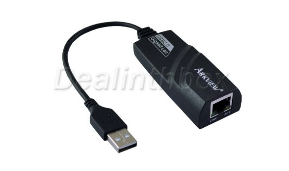 Lan Gigabit USB 2.0 10/100/1000mbps Ethernet Adapter  