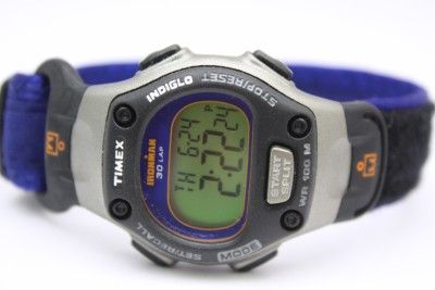 New Timex Ironman 30 Lap Chronograph Indiglo Watch T53401  