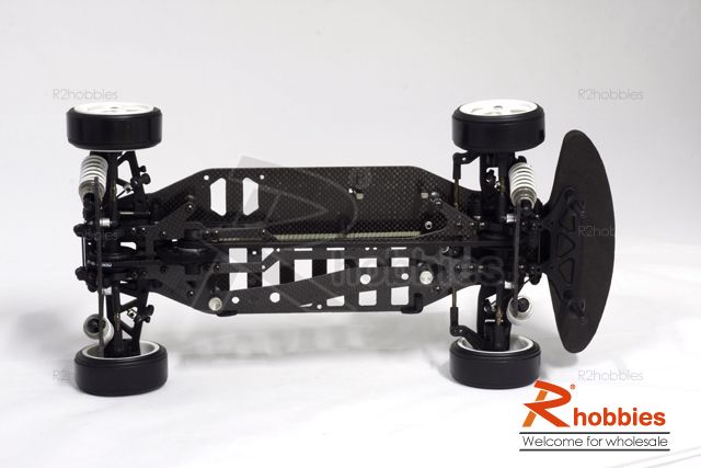 10 RC 4WD Carbon Fiber Chassis On Road BELT DRIVE Car  