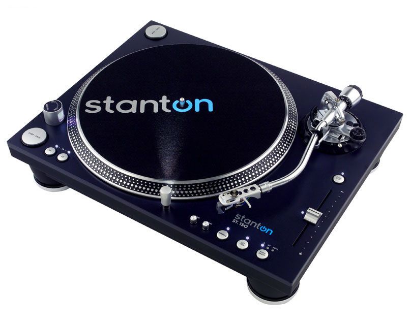 STANTON ST 150 DIRECT DRIVE TURNTABLE w/ CARTRIDGE, SLIPMAT, DUST 