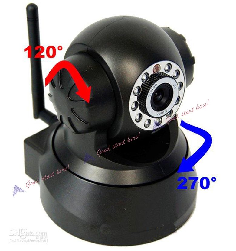 IP Webcam Night Vision 10 IR LED WIFI built in Microphone Cam Wireless 