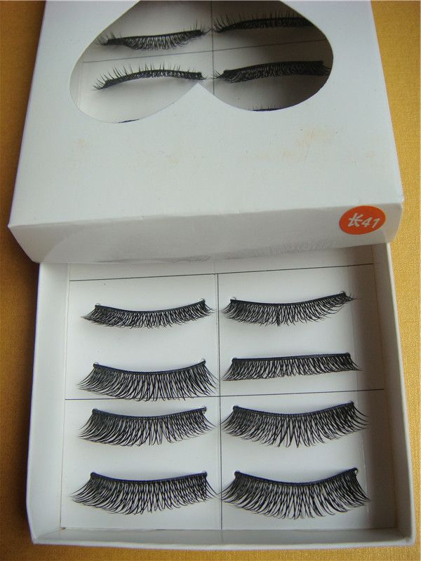 10 Pairs Long Black Natural False Eyelash Everyday Use 41 Long S@ 41 